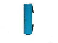 LiFePO4 18650 size battery - 3.2 V 1500 mAh with solder tags