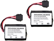 2-pack Powermax/Powermaster Battery for Visonic  MCS-740 SR-740 Sounder 
