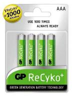 GP Recyko AAA 800 mAh NiMH Rechargeable Batteries for Solar Lights