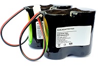 Scantronic Eaton 3V Battery Packs for SDR, 760ES, 760EB Alarm Sounders SDR-R-BAT 1 Twin Pack